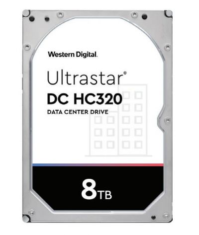 Dysk twardy Western Digital Ultrastar DC HC320, 3.5', 8TB, SAS, 7200RPM, 256MB