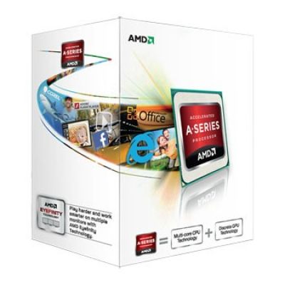 AMD APU A4-6300, socket FM2, Dual-Core 3.7 GHz, L2 Cache 1MB, 65W