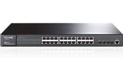 TP-Link TL-SG5428 19'' Managed Gbit Switch, 24x 10/100/1000 + 4x SFP slots