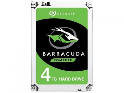 Seagate BarraCuda, 3.5'', 4TB, SATA/600, 256MB cache