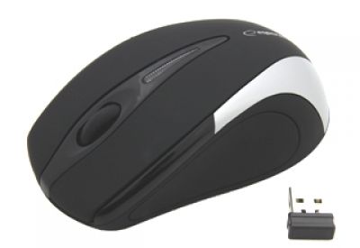ESPERANZA Bezprzewodowa Mysz Optyczna EM101S USB|NANO Odbiornik 2,4 GHz|Srebrna