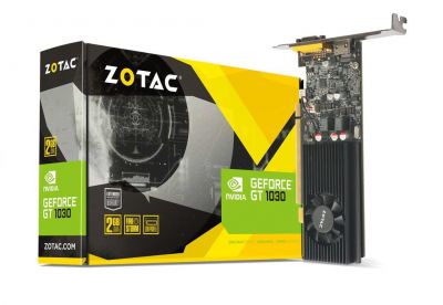 ZOTAC GeForce GT 1030 Low Profile, 2GB GDDR5, VGA, HDMI 2.0b