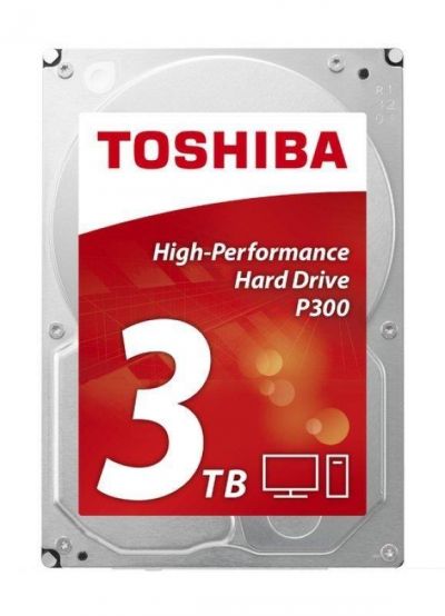 Toshiba P300, 3.5'', 3TB, SATA/600, 7200RPM, 64MB cache