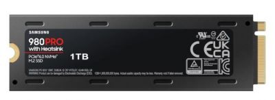 Samsung SSD 980PRO Heatsink NVMeMZ-V8P1T0CW