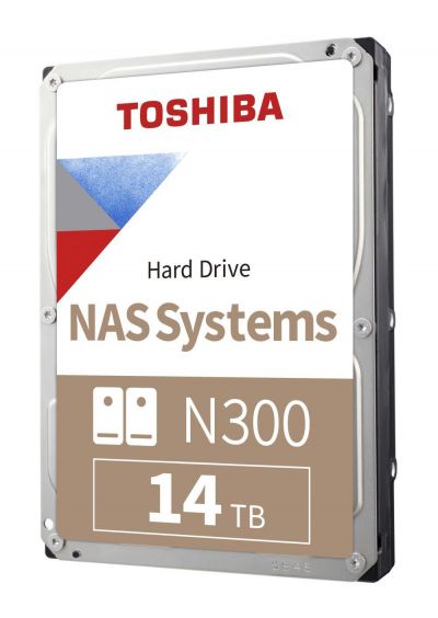 Toshiba N300 HDWG21EUZSVA 3,5' 14TB SATA 7200 256MB - NAS BULK