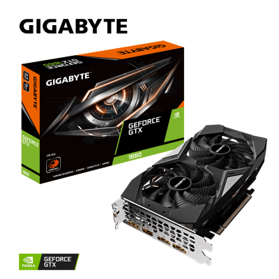 GIGABYTE GeForce GTX 1660 D5 6GB GDDR5 VGA PCI Express 3.0 x16