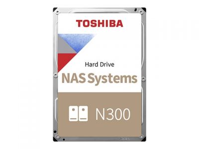 TOSHIBA N300 NAS Hard Drive 8TB SATA 3.5inch 7200rpm 256MB Retail 