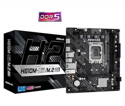 ASRock H610M-H2/M.2 D5, Intel H610, 2xDDR5, 2xHDMI, mATX 
