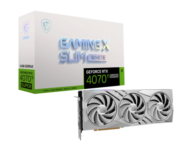  GeForce RTX 4070Ti SUPER 16G GAMING X SLIM WHITE DLSS 3 