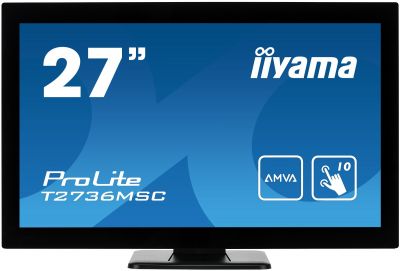 Iiyama T2736MSC-B1 AMVA, 10pkt, pojemnościowy, HDMI, DP, USB