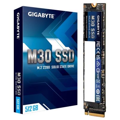 Gigabyte M30 SSD 512GB M.2 2280 PCI-Express 4.0 x4 (3500/2600 MB/s) 3D TLC