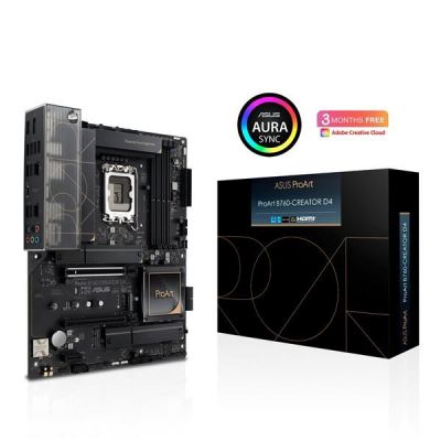 ASUS MB Sc LGA1700 PROART B760-CREATOR DDR4, Intel B760, 4xDDR4, 1xDP, 1xHDMI 
