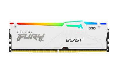 Kingston DDR5 Fury Beast White RGB  64GB(2*32GB)/5600Mhz  CL40 