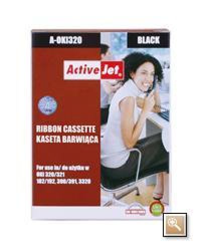 ActiveJet A-OKI320 kaseta barwiąca kolor czarny do drukarki igłowej Oki (zamiennik 09002303) 