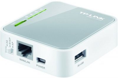 TP-Link TL-MR3020 Wireless N150 3G/3.75G UMTS/HSPA/EVDO router 1xLAN/WAN, 1xUSB