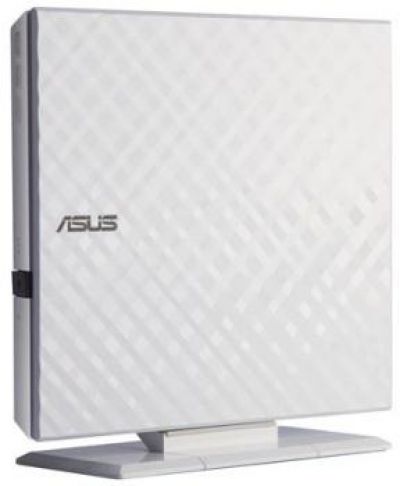 ASUS Napęd DVD-/+RW 8x (Biały Panel), Zewnętrzny, USB 2.0, Retail