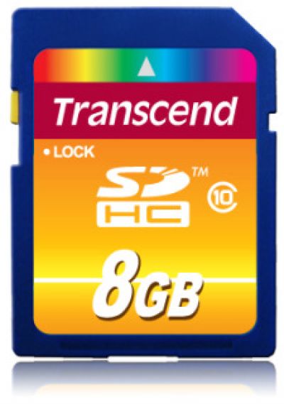 Transcend karta pamięci SDHC 8GB Class 10 ULTIMATE HD VIDEO