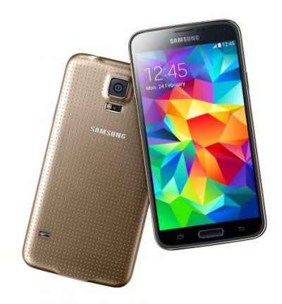 Samsung G900 Galaxy S5 złoty POLSKA DYSTRYBUCJA, FV 23%, folia, BEZ brandu i SIM-locka