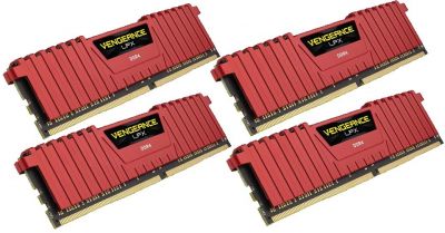 Corsair DDR4 Vengeance LPX 32GB /2666 (4*8GB) RED CL16-18-18-35