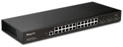 Vigor Switch G2260, 24 LAN ports, 6xSFP, VLAN Tag, ACL, IPv6