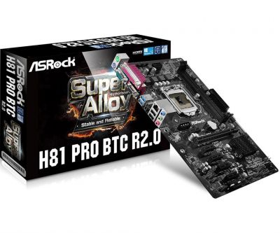 ASRock H81 PRO BTC R2.0, H81, DualDDR3-1600, HDMI, D-Sub, SATA3, ATX