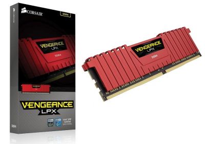 Pamięć DDR4 Corsair Vengeance LPX 8GB 2400MHz XMP 2.0 CL16 1.2V RED