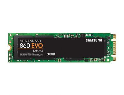 Samsung 860 EVO, M.2 SATA, 500GB, SATA/600, 550/520 MB/s