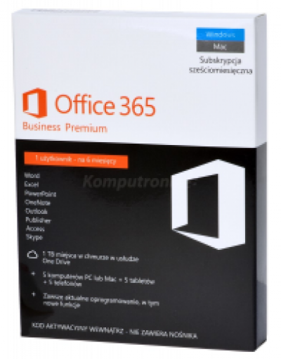 Microsoft Office 365 Business Premium - licencja na 6 miesięcy