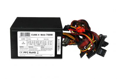I-BOX CUBE II ATX 700W 12 CM FAN BLACK EDITION
