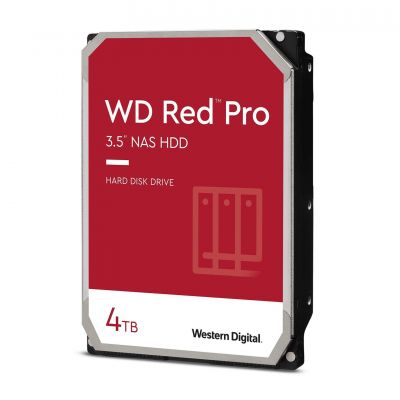 WD Red Pro, 3.5'', 4TB, SATA/600, 7200RPM, 256MB cache 