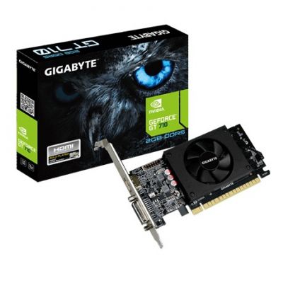 GIGABYTE GeForce GT710 2GB DDR5 64BIT DVI/HDMI/Low Profile