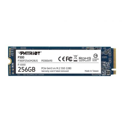 PATRIOT SSD P300 256GB M.2 2280 PCIE Gen3 x4 NVMe 2100MBs/1650MBs Phison E13T