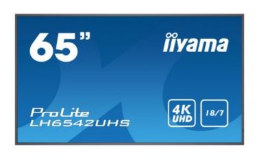 Iiyama LH6542UHS-B1 4K,18/7,SDM,IPS,LAN,PION,500cd/m2,OS8.0 