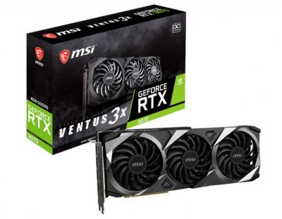 MSI GeForce RTX 3070 VENTUS 3X OC 8GB GDDR6X 256bit LHR W MAGAZYNIE!!!