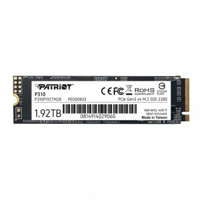 Patriot SSD P310 1.92TB m.2 2280 2100/1800 PCIe NVMe Gen3 x 4