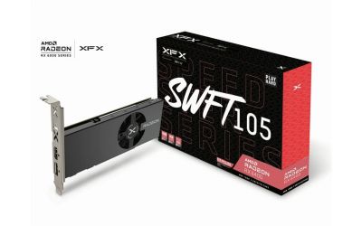 XFX SPEEDSTER SWFT105 RADEON RX 6400 4GB GDDR6 HDMI DP single slot/low profile 
