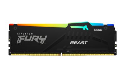 Kingston DDR5 Fury Beast RGB 8GB(1*8GB)/6000 CL40