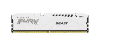 Kingston DDR5 Fury Beast  16GB(1*16GB)/5200  CL40 Biała