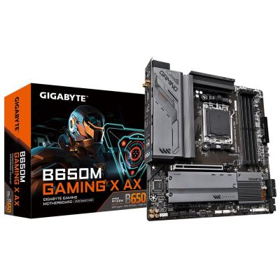 Gigabyte B650M GAMING X AX /AMD B650/DDR5/SATA3/M.2/PCIe4.0/WiFi/BT/AM5/mATX