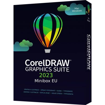 CorelDRAW Graphics Suite 2023 Multi Language - Windows/Mac - Minibox EU 