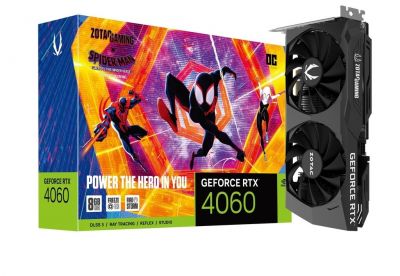 Zotac GeForce RTX 4060 OC Spider-Man edition 8GB GDDR6 128bit DLSS 3