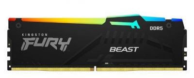Pamięć DDR5 Fury Beast RGB 128GB(4*32GB)/5600 CL40 czarna