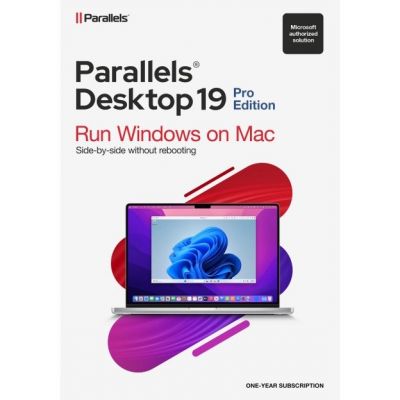 Parallels Desktop Pro Subscription 1 Year, EN/FR/DE/IT/ES/PL/CZ/PT  ESD