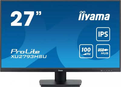 IITAMA Prolite XU2793HSU-B6 27 cali IPS.HDMI.DP.2x2W.USBx2.FHD.SLIM.100Hz