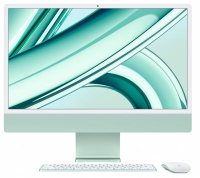 Apple iMac 24 cale: M3 8/10, 8GB, 512GB SSD - Zielony